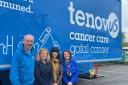 Ashmole & Co partners visit the Tenovus Cancer Care mobile unit