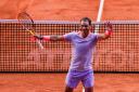 Rafael Nadal celebrates after beating Darwin Blanch at the Madrid Open (Manu Fernandez/AP)