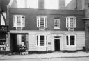 The offices of Mellersh and Neale in Reigate High Street in the 1930s. The site is now shops