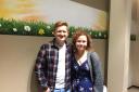 ACTORS: Coronation Street stars Sam Aston and Dolly-Rose Campbell (Chesney Brown and Gemma Winter)