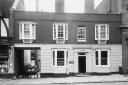 The offices of Mellersh and Neale in Reigate High Street in the 1930s. The site is now shops