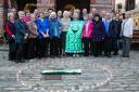 Following the event a number of volunteers marked 50 years with a ring of 50 candles