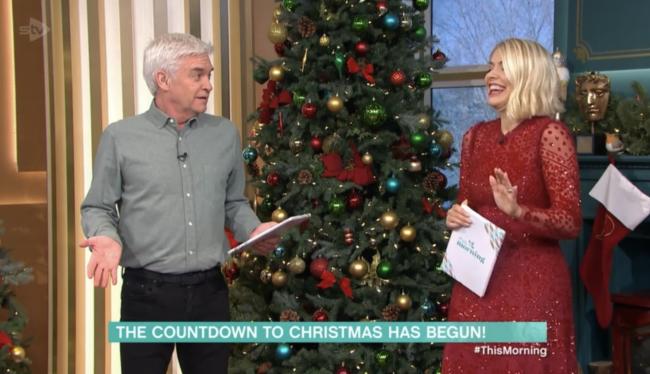 Phillip Schofield and Holly Willoughby on This Morning. Credit: ITV
