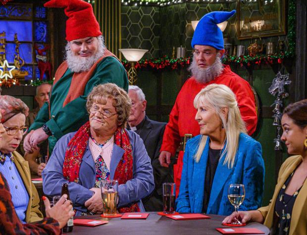 Redhill And Reigate Life: Fiona O'Carroll will return for the Mrs Brown's Boys Christmas Special this year (Alan Peebles/BBC Pictures)