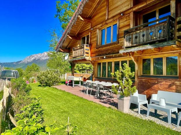 Redhill And Reigate Life: Chalet Xel-Ha **** 180 ° view, Wood stove, Bubble sauna in the garden. - Haute-Savoie, France. Credit: Vrbo