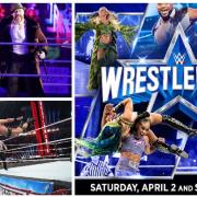 WWE WrestleMania, featuring stars including Drew McIntyre and Ridge Holland, will be in action in the ring this weekend