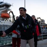 Rishi Sunak met Sea Scouts at Shoreham Port on Thursday