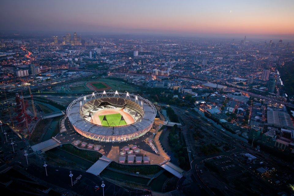 Bird's eye view: The Olympic Stadium will hold 80,000 spectators and host 208 events during the Games.