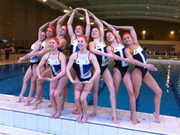 Team GB's synchronised swimming squad, selected to compete at the London 2012 Olympic Games...