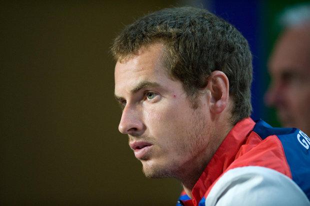 Great Britain's Andy Murray during a press conference, after being selected for the Olympic team at The All England Lawn Tennis and Croquet Club, Wimbledon....Picture by Daniel Hambury/PA Wire.
